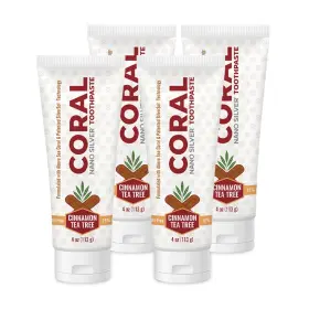 899722000968 CORAL WHITE Nano Cinnamon Tea Tree Toothpaste