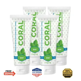 B07MVT37V9 CORAL WHITE Nano Toothpaste Natural Fluoride