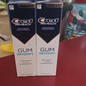 0037000742541 CREST Pro Gum Detoxify Fluoride Toothpaste Pack