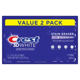 030772000373 CREST Stain Eraser Toothpaste Pack Polishing