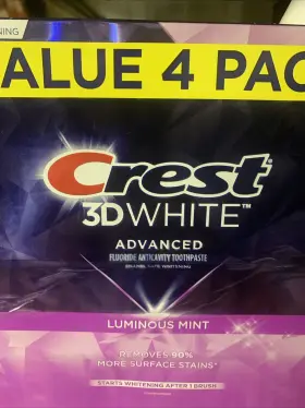 030772001462 CREST Whitening Toothpaste Advanced Luminous #2