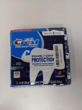 030772023242 CREST Kids Cavity Toothpaste Pack