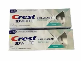 030772053775 CREST Brilliance Fluoride Toothpaste Blast Pack
