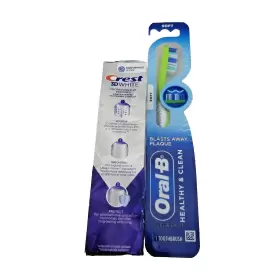 030772053898 CREST Toothpaste Brilliance Protect Toothbrush