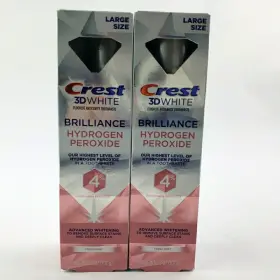 030772112663 CREST Brilliance Hydrogen Peroxide Toothpaste