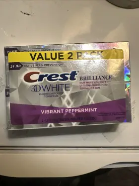 Brilliance CREST Whitening Toothpaste Twin