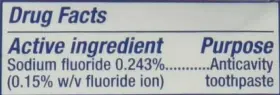 037000385844 CREST Benefit Fluoride Toothpaste Whitening #2