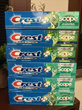 037000670667 CREST Pack Outlast Whitening Scope Toothpaste #2