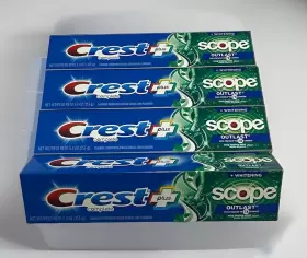 037000710752 CREST Scope Outlast Whitening Toothpaste Tube