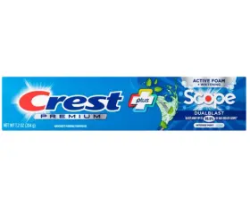 037000710905 CREST Scope Dual Blast Toothpaste Intense Pack