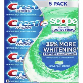 037000755043 CREST Advanced Flavoridetoothpaste Pack Net Wt