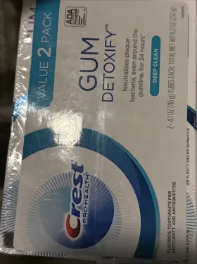 037000787754 CREST Toothpaste Gum Detoxify Clean Twin #2
