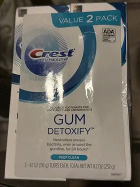 037000787754 CREST Toothpaste Gum Detoxify Clean Twin