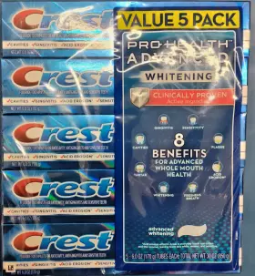 037000816867 CREST Pack Pro Advanced Whitening Toothpaste