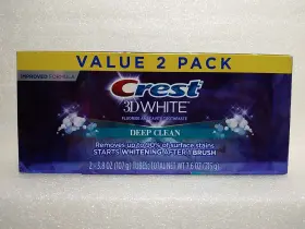 037000843689 CREST Clean Toothpaste Twin Pack Tube