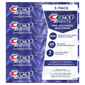 100854853 CREST Advanced Whitening Toothpaste Removes Stains