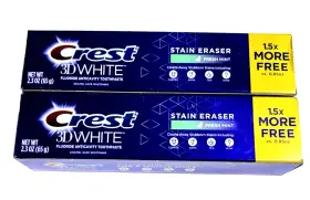 113743554PO CREST Stain Eraser Fluoride Toothpaste Pack