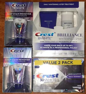 2035292 CREST Stain Remover Brilliance Toothpaste Whitening