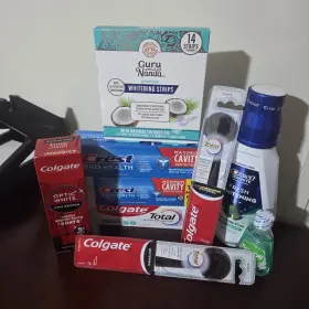 Crest 21205590 Oral Hygiene Bundle And Colgate Brands With Guru Nanda Whitening Strips Crest 21205590 Oral Hygiene Bundle And Colgate Brands With Guru Nanda Whitening Strips