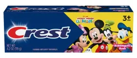Crest 23485 3 Pack Toothpaste 4.2oz Kids Disney Mickey Mouse Bubblegum
