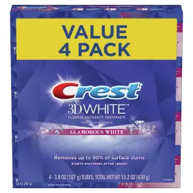 291439 CREST Toothpaste Glamorous Vary Pack