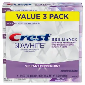 313054096098 CREST Brilliance Toothpaste Vibrant Peppermint