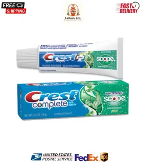 38592 CREST Whitening Toothpaste Scope Minty Tube Carton