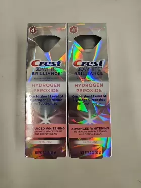 037000667346 CREST 3D WHITE Pack Brilliance Hydrogen Peroxide