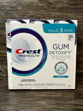 5165165 CREST Pro Gum Detoxify Clean Toothpaste Pack