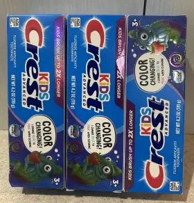 6014434540 CREST Kids Advanced Changing Fluoride Toothpaste