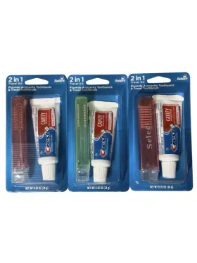 655708119945 CREST Pack Toothpaste Toothbrush Set Travel