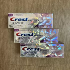 6857 CREST Brillance Fluoride Anticavity Toothpaste Tubes