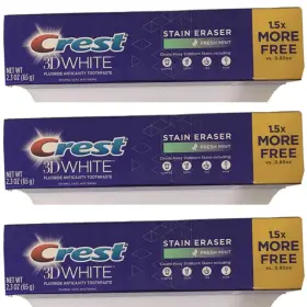 705353264283 CREST Stain Eraser Whitening Toothpaste Pack