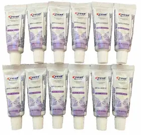 Brilliance CREST Toothpaste Vibrant Peppermint Travel