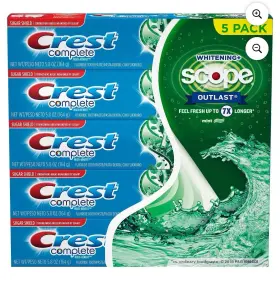 80310032 CREST Whitening Scope Outlast Toothpaste