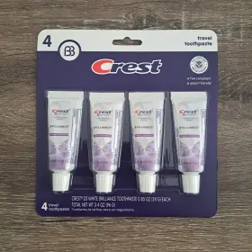 810147882052 CREST Brush Buddies Brilliance Travel Toothpaste