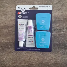 88216 CREST Travel Oral Care Brilliance Toothpaste Brush Kit