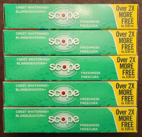 97099229 CREST Pack Toothpaste Scope Minty Striped #2