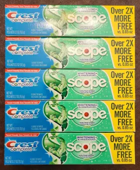 97099229 CREST Pack Toothpaste Scope Minty Striped