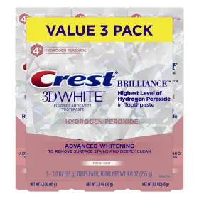 FETEGT62 CREST Brilliance Toothpaste Pack Hydrogen Peroxide