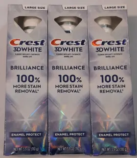 LOT5177TNC CREST Brilliance Toothpaste Whitening Safe