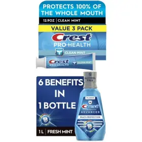 WAL-16905612368 CREST Pro Pack Toothpaste Mouthwash