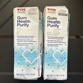 502119 CVS Gum Purify Fluoride Anticavity Toothpaste Clean
