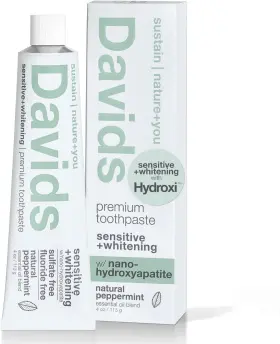 445024812896 DAVIDS Fluoride Nano Hydroxyapatite Toothpaste