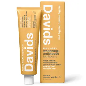 850046443169 DAVIDS Fluoride Kids Toothpaste Whitening Sls