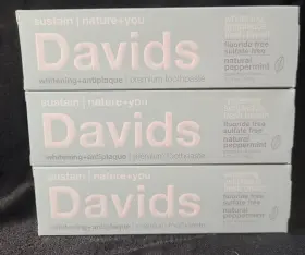 DAV00004 DAVIDS NATURAL TOOTHPASTE Whitening Antiplaque