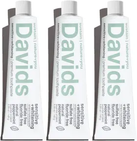 313089178103 DAVIDS NATURAL TOOTHPASTE Hydroxi Fluoride Nano