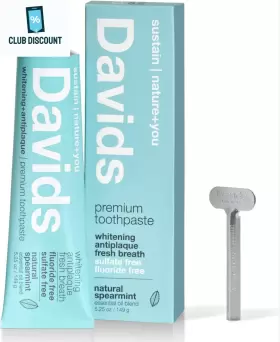 445012651667 DAVIDS NATURAL TOOTHPASTE Fluoride Whitening