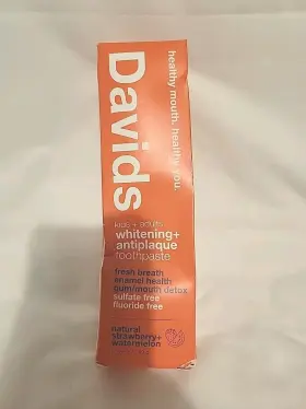 711181372335 DAVIDS NATURAL TOOTHPASTE Fluoride Kids