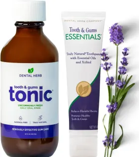 445005395325 DENTAL HERB Healthy Gums Starter Tonic Kit